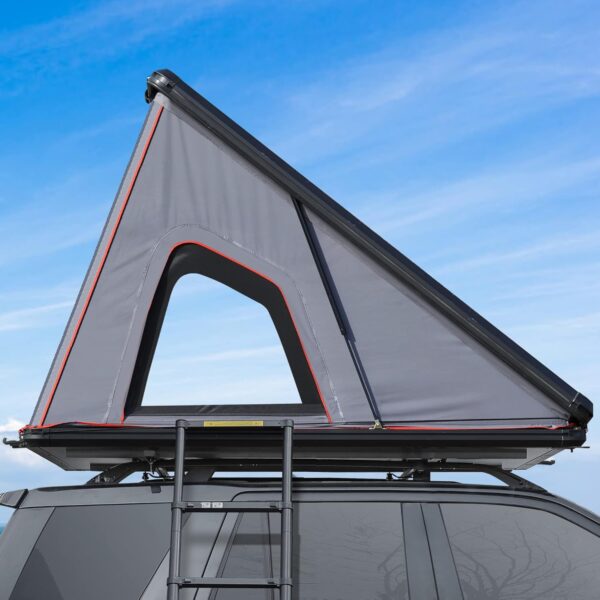 2 Man Triangular Aluminum Hard Shell Rooftop Tent