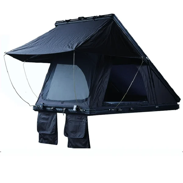 2 Man Triangular Aluminum Hard Shell Rooftop Tent