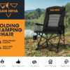 Luxury Folding Camping Chair – Portable with Thick Padding & Storage Bag