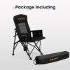 Luxury Folding Camping Chair – Portable with Thick Padding & Storage Bag