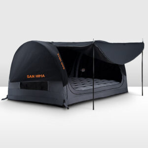 San Hima Double Air Swag Tent – Freestanding Dome with 22cm Built-In Air Mattress