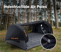 San Hima Double Air Swag Tent – Freestanding Dome with 22cm Built-In Air Mattress