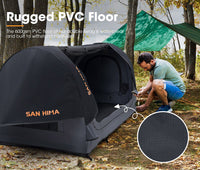 San Hima Double Air Swag Tent – Freestanding Dome with 22cm Built-In Air Mattress