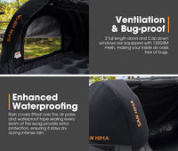 San Hima Double Air Swag Tent – Freestanding Dome with 22cm Built-In Air Mattress