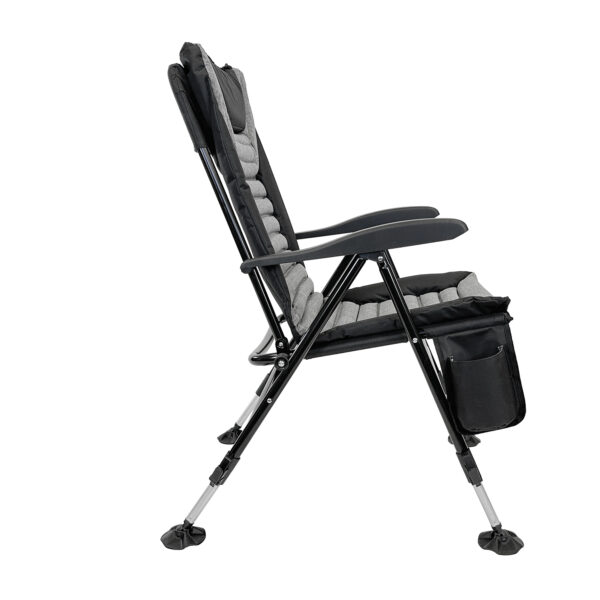 Off Grid Adjustable Camping Chair – Rugged Comfort with 7 Recline Settings