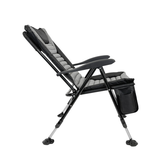 Off Grid Adjustable Camping Chair – Rugged Comfort with 7 Recline Settings