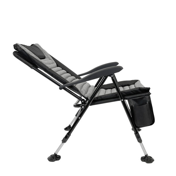 Off Grid Adjustable Camping Chair – Rugged Comfort with 7 Recline Settings