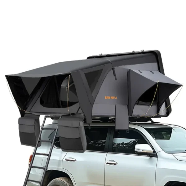 San Hima Jervis Rooftop Tent – Hardshell setup