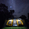 Eco Camp Outdoor Dark Room Tent – Fast Setup with LED Lighting